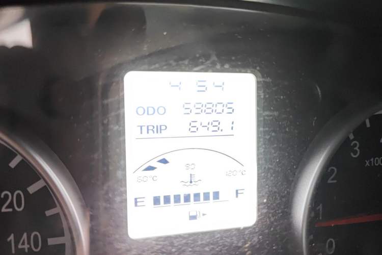 Used Jinbei Hiace X30 2021 1.5L Wealthy Van China VI Standard SWC15M Odometer Close Up