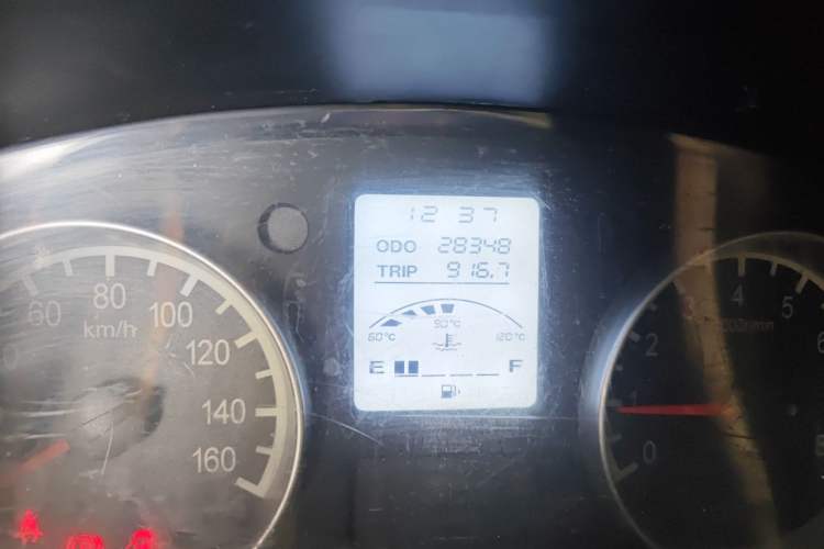 Used Jinbei Hiace X30 2021 1.5L Standard Version Air-Conditioner-Free Van China VI Emission Standard SWC15M Odometer Close Up