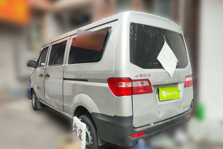 Used Jinbei Hiace X30 2021 1.5L Standard Version Air-Conditioning-Free Bus China VI Emission Standard SWC15M Rear Left 45 Deg