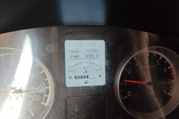 Used Jinbei Hiace X30 2021 1.5L Wealthy Van China VI Standard SWC15M Odometer Close Up