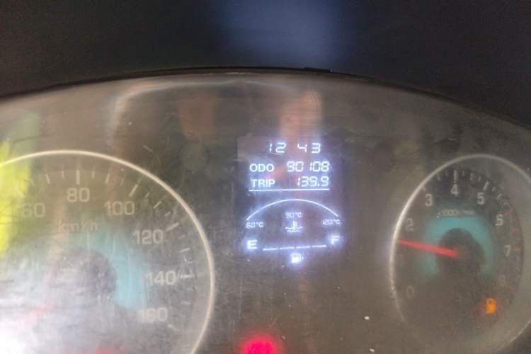 Used Jinbei Hiace X30 2021 1.5L Wealthy Single-Steaming Air-Conditioned Van China VI Standard SWC15M Odometer Close Up