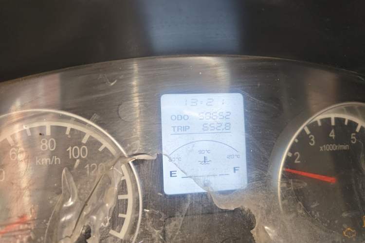 Used Jinbei Hiace X30 2021 1.5L Wealthy Van China VI Standard SWC15M Odometer Close Up