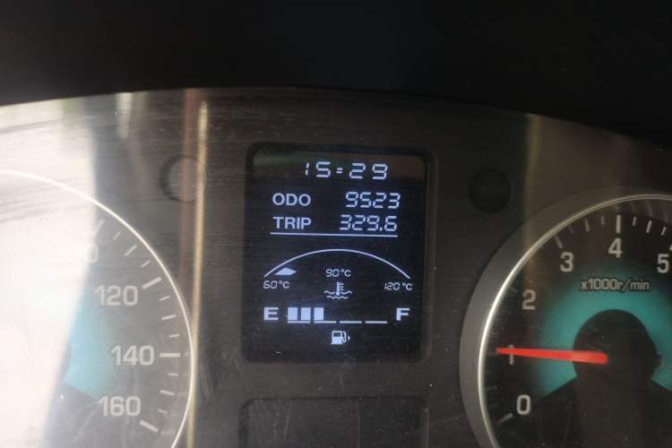 Used Jinbei Hiace X30 2021 1.5L Wealthy Single-Steaming Air-Conditioned Van China VI Standard SWC15M Odometer Close Up