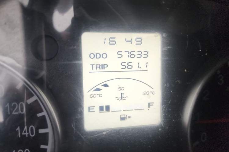 Used Jinbei Hiace X30 2021 1.5L Wealthy Edition Bus China VI Standard SWC15M Odometer Close Up