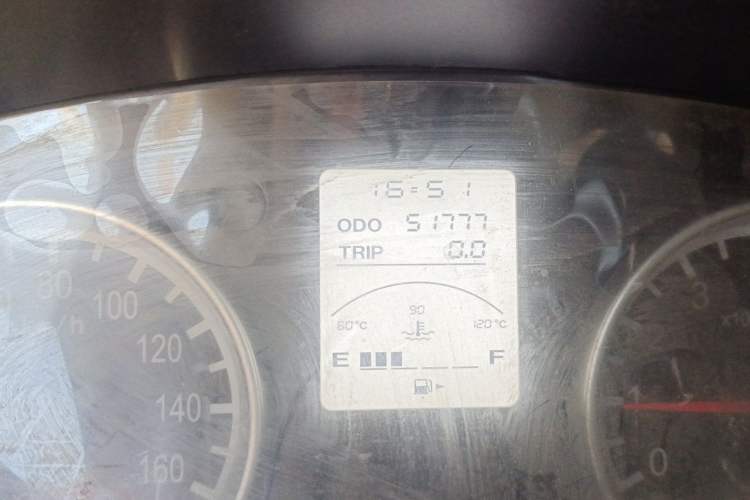 Used Jinbei Hiace X30 2021 1.5L Wealthy Van China VI Standard SWC15M Odometer Close Up