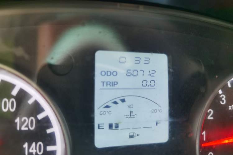 Used Jinbei Hiace X30 2021 1.5L Wealthy Van China VI Standard SWC15M Odometer Close Up