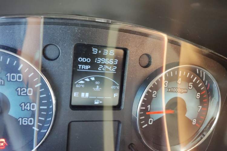 Used Jinbei Hiace X30 2021 1.5L Wealthy Van China VI Standard SWC15M Odometer Close Up