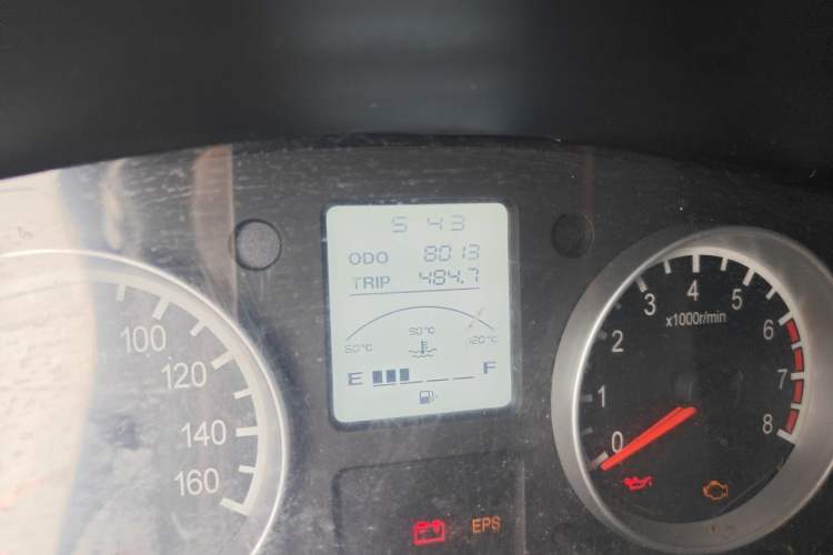 Used Jinbei Hiace X30 2021 1.5L Wealthy Van China VI Standard SWC15M Odometer Close Up