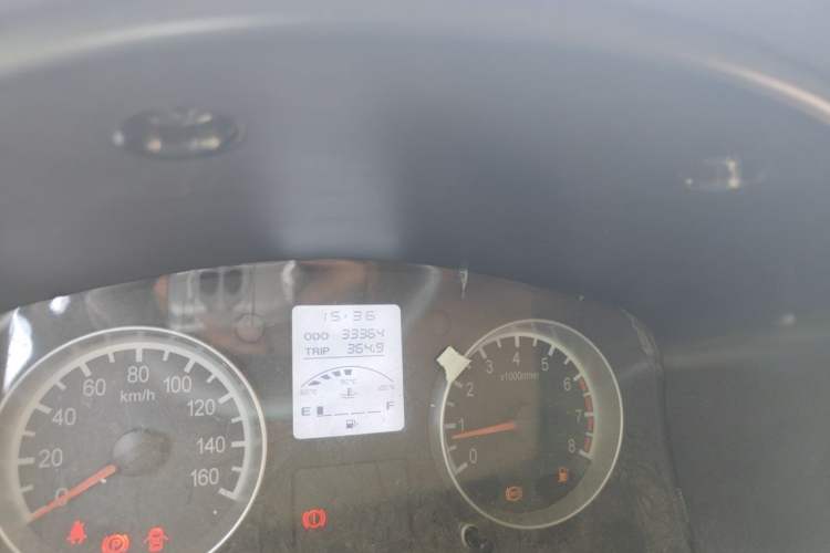 Used Jinbei Hiace X30 2021 1.5L Wealthy Single-Steaming Air-Conditioned Van China VI Standard SWC15M Odometer Close Up