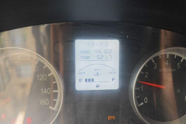 Used Jinbei Hiace X30 2021 1.5L Wealthy Single-Steaming Air-Conditioned Van China VI Standard SWC15M Odometer Close Up