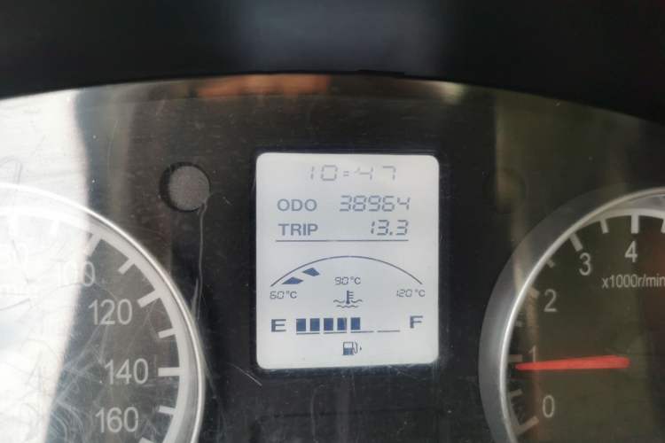 Used Jinbei Hiace X30 2021 1.5L Standard Version Air-Conditioner-Free Van China VI Emission Standard SWC15M Odometer Close Up