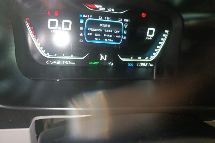 Used Jinbei Hiace X30  Odometer Close Up