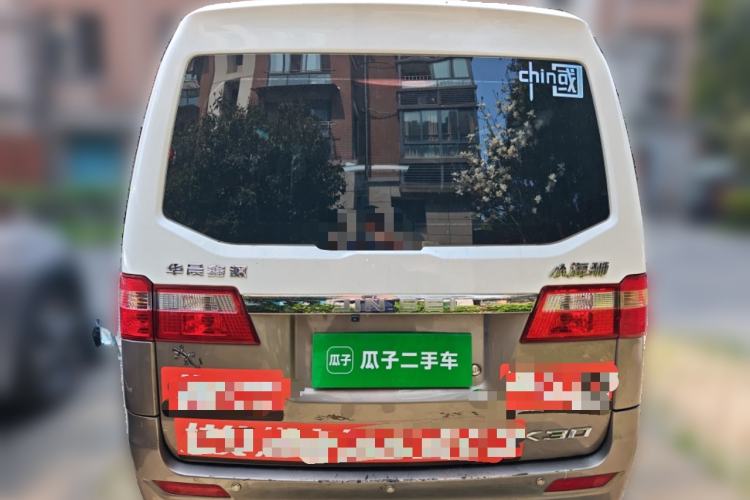 Used Jinbei Hiace X30 2021 1.5L Comfort Model Air-Conditioner-Free Version National VI Standard SWC15M Bus Rear