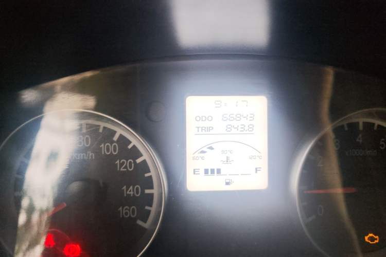 Used Jinbei Hiace X30 2022 1.5L Cargo Version China VI SWC15M Odometer Close Up