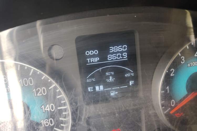 Used Jinbei Hiace X30 2022 1.5L Cargo Version China VI SWC15M Odometer Close Up
