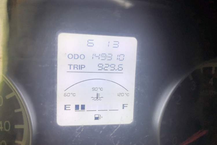 Used Jinbei Hiace X30 2023 1.5L Super-Enjoyment Van 2/5 Seats Non-Air-Conditioned Version SWC15M Odometer Close Up