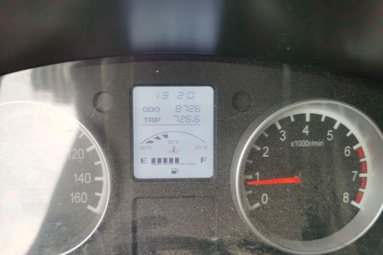 Used Jinbei Hiace X30 2023 1.5L Super-Enjoyment Van 2/5 Seats Non-Air-Conditioned Version SWC15M Odometer Close Up