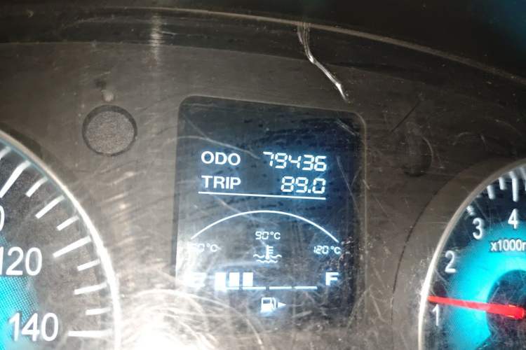 Used Jinbei Hiace X30 2023 1.5L Super-Comfortable Passenger Van 5/6/7-Seater Non-Air-Conditioned Version Model SWC15M Odometer Close Up