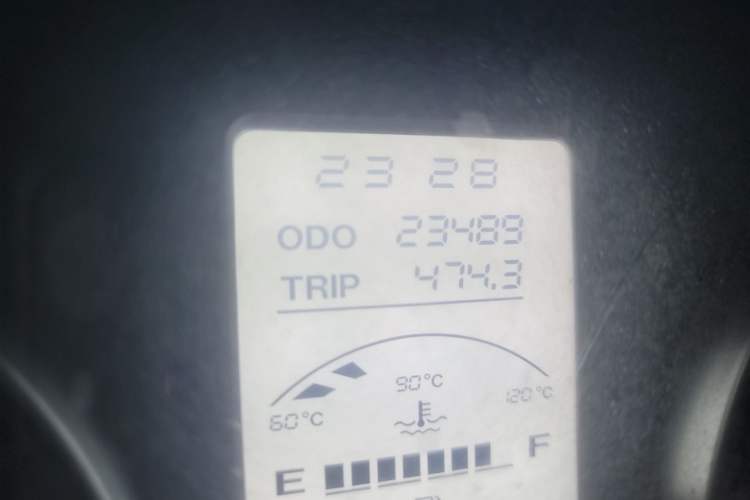 Used Jinbei Hiace X30 2023 1.5L Super-Enjoyment Van 2/5 Seats Non-Air-Conditioned Version SWC15M Odometer Close Up