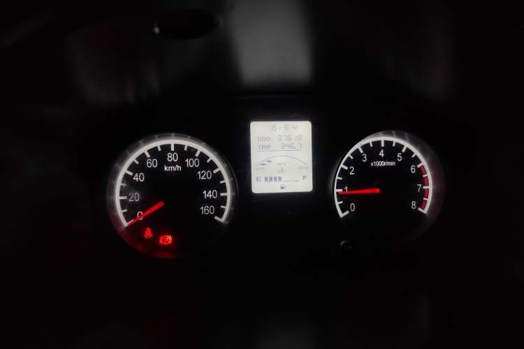 Used Jinbei Hiace X30 2023 1.5L Super-Enjoyment Van 2/5 Seats Non-Air-Conditioned Version SWC15M Odometer Close Up
