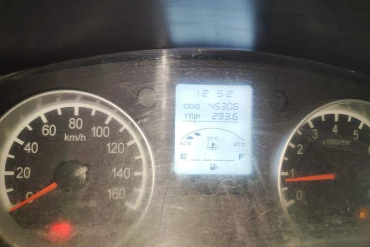 Used Jinbei Hiace X30 2023 1.5L Super-Enjoyment Van 2/5 Seats Non-Air-Conditioned Version SWC15M Odometer Close Up