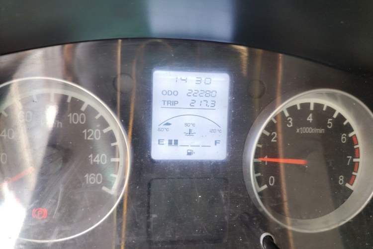 Used Jinbei Hiace X30 2023 1.5L Super-Enjoyment Van 2/5 Seats Non-Air-Conditioned Version SWC15M Odometer Close Up