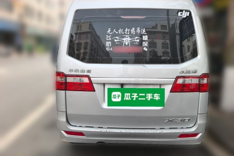 Used Jinbei Hiace X30 2023 1.5L Super-Comfortable Passenger Van 5/6/7-Seater Non-Air-Conditioned Version Model SWC15M Rear