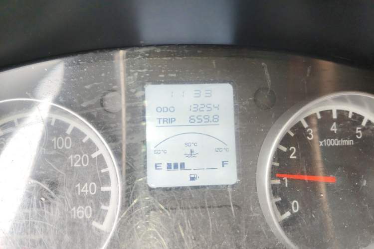 Used Jinbei Hiace X30 2024 1.5L Champion Van 2/5 Seats Odometer Close Up