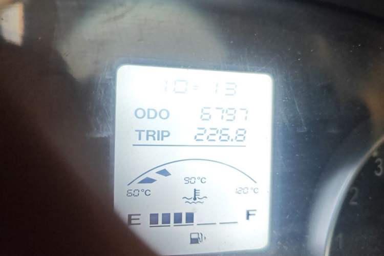 Used Jinbei Hiace X30 2024 1.5L Champion Van 2/5 Seats Odometer Close Up
