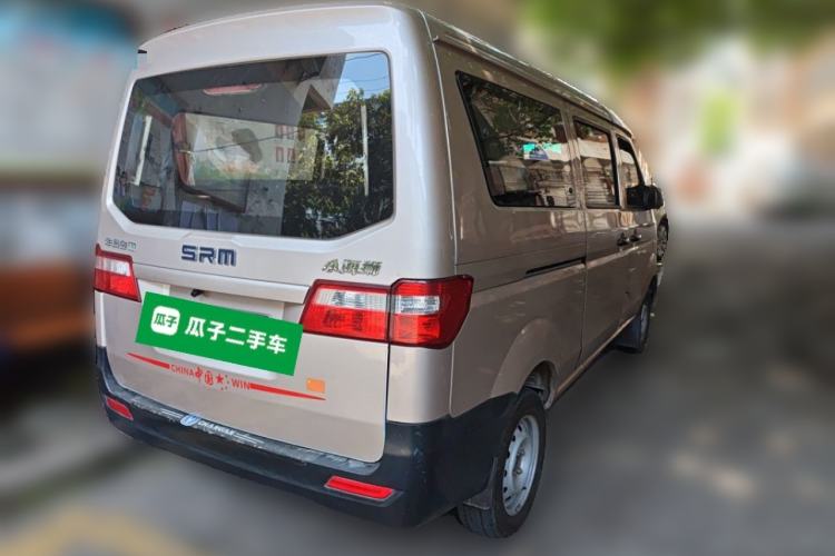 Used Jinbei Hiace X30 CNG 2023 1.5L Natural Gas Wealthy-Grade Passenger Van 5/6/7 Seats No Air Conditioning SWCC15M Rear Right 45 Deg