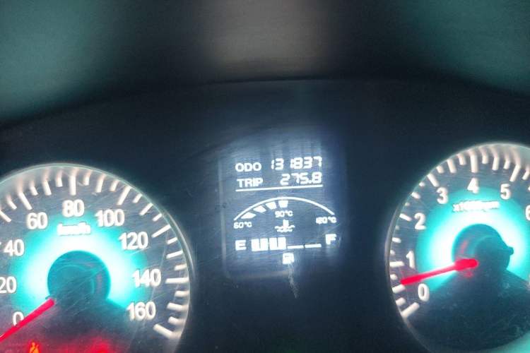 Used Jinbei Hiace X30 CNG 2023 1.5L Natural Gas Wealthy Van 2/5-Seater Air-Conditioned Version SWCC15M Odometer Close Up