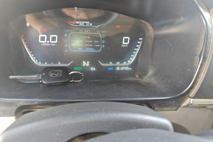 Used Jinbei New Hiace EV 2022 Profit-Making Type Odometer Close Up