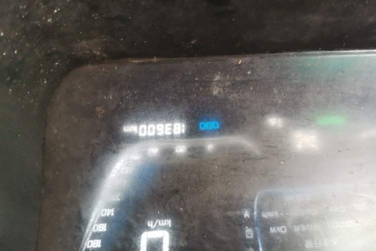 Used Jinbei New Hiace EV 2022 Profit-Making Type Odometer Close Up