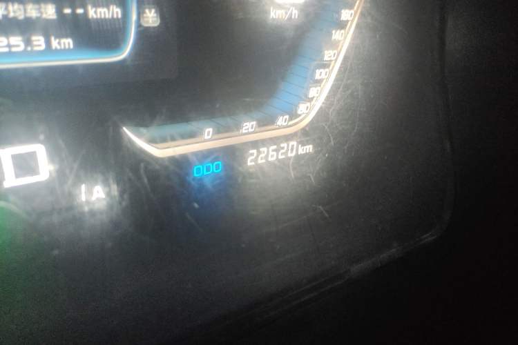 Used Jinbei New Hiace EV 2023 Comfort Model Odometer Close Up
