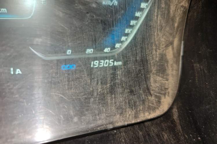 Used Jinbei New Hiace EV 2023 Profit-Making Type Odometer Close Up