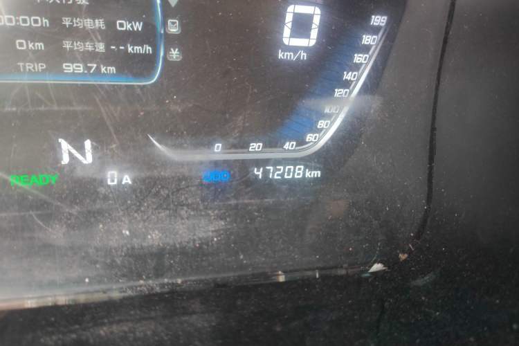 Used Jinbei New Hiace EV 2023 Comfort Model Odometer Close Up