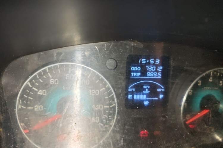 Used Jinbei New Hiace S 2018 1.6L Wealth Edition Van DLCG16 Odometer Close Up