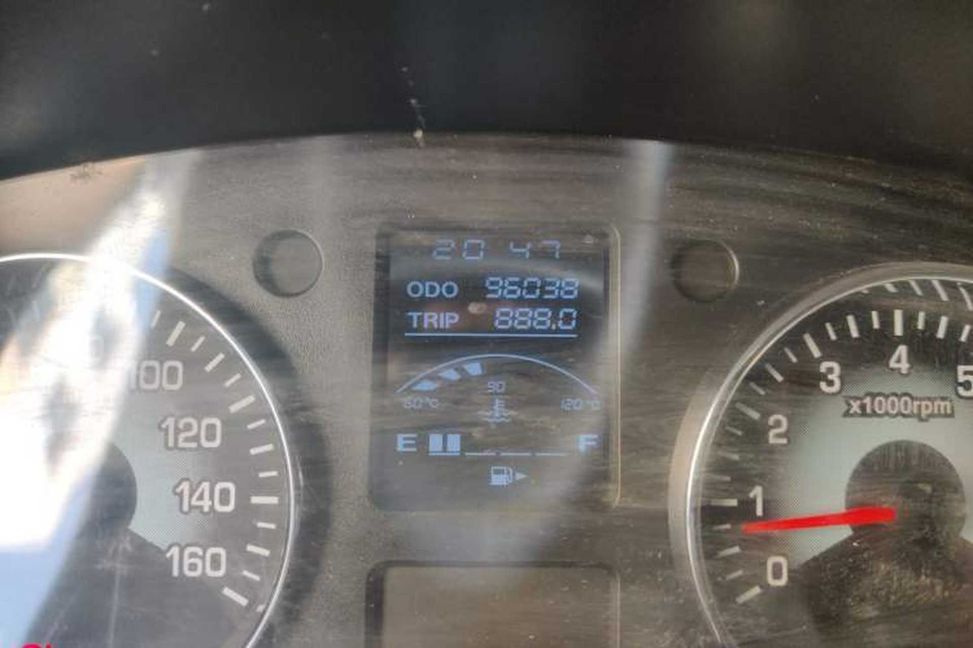 Used Jinbei New Hiace S 2018 1.5L Wealth Edition Van DLCG14 Odometer Close Up