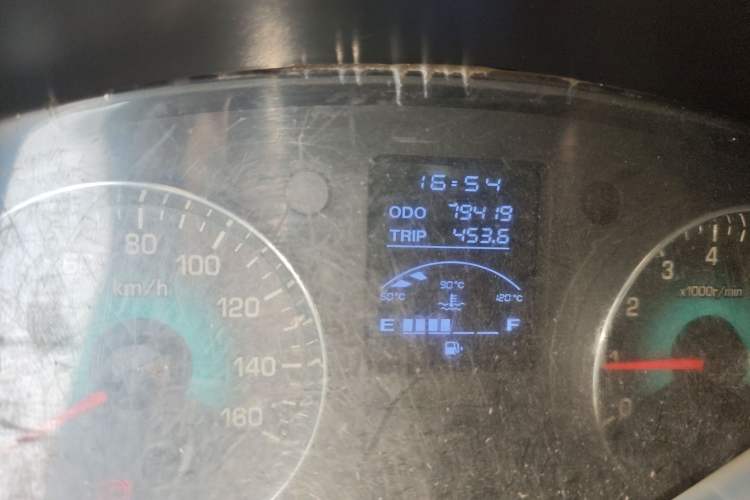 Used Jinbei New Hiace S 2018 1.5L Wealth Edition Van DLCG14 Odometer Close Up