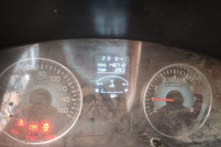 Used Jinbei New Hiace S 2018 1.5L Wealth Edition Van DLCG14 Odometer Close Up