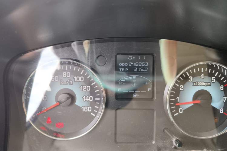 Used Jinbei New Hiace S 2019 1.5L Van Wealth Edition China VI SWC15M Odometer Close Up