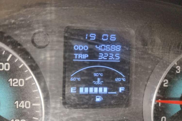 Used Jinbei New Hiace S 2019 1.5L Van Business Edition China VI SWC15M Odometer Close Up