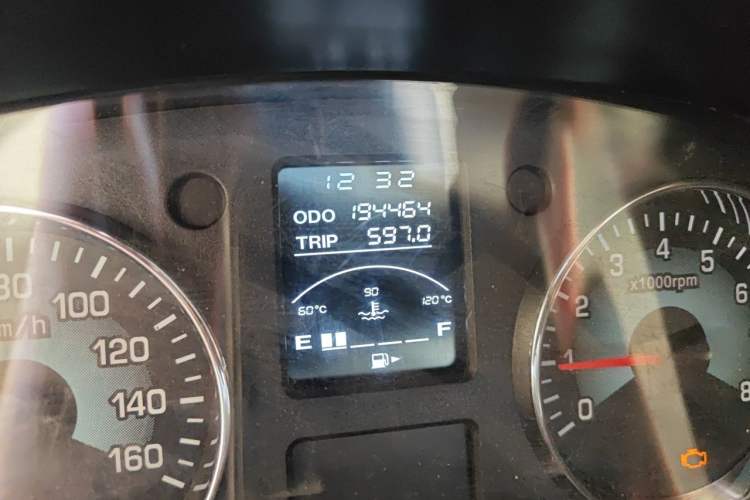Used Jinbei New Hiace S 2021 1.5L Wealth Central Air-Conditioned Bus China VI Standard Model SWC15M Odometer Close Up