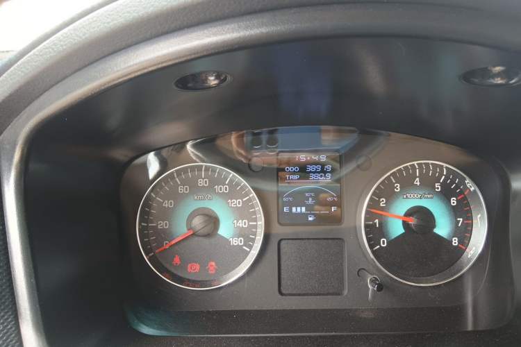 Used Jinbei New Hiace S 2021 1.6L Wealth Model Non-Air-Conditioned Version China VI Standard SWD16M Bus Odometer Close Up