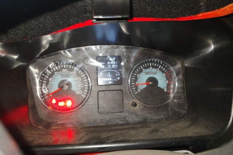 Used Jinbei New Hiace S 2021 1.5L Wealth Van Non-Air-Conditioned Version China VI Standard SWC15M Odometer Close Up