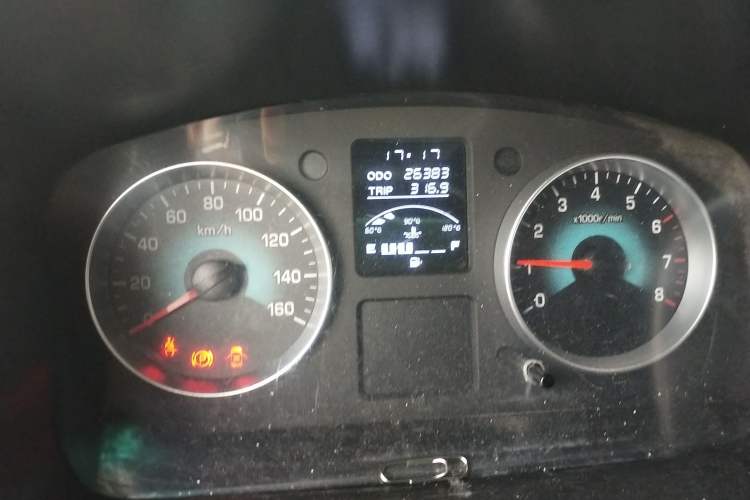 Used Jinbei New Hiace S 2021 1.6L Wealth Central Air-Conditioned Van China VI Standard SWD16M Instrument Cluster
