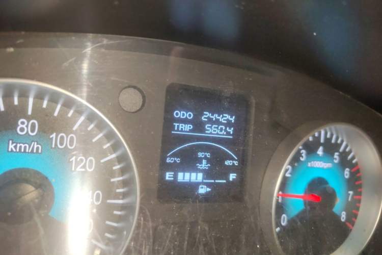 Used Jinbei New Hiace S 2021 1.5L Wealth Model Non-Air-Conditioned Version National VI Standard SWC15M Odometer Close Up