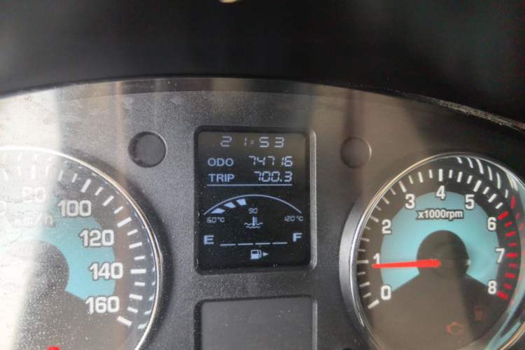 Used Jinbei New Hiace S 2021 1.5L Wealth Central Air-Conditioned Van China VI Standard SWC15M Odometer Close Up