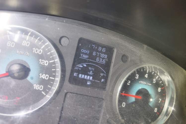 Used Jinbei New Hiace S 2021 1.5L Wealth Central Air-Conditioned Van China VI Standard SWC15M Odometer Close Up