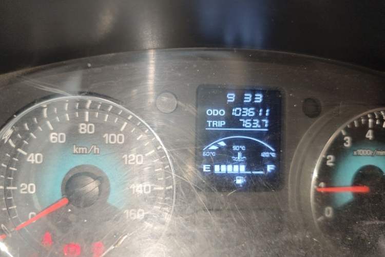 Used Jinbei New Hiace S 2021 1.5L Business Central Air-Conditioned Van China VI Standard SWC15M Odometer Close Up
